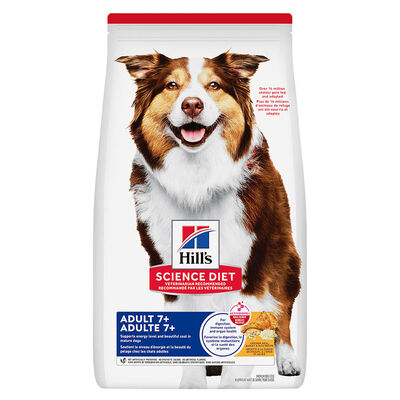 Science Diet, Senior 7+ Dog Chicken Meal, Barley, & Rice