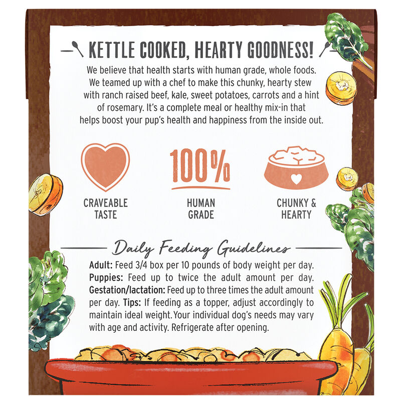 The Honest Kitchen, One Pot Stew, Beef with Kale - Wet Dog Food image number null