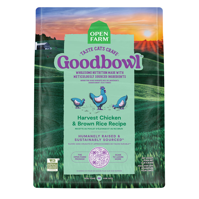 Open Farm, GoodBowl - Chicken & Brown Rice - Dry Cat Food image number null