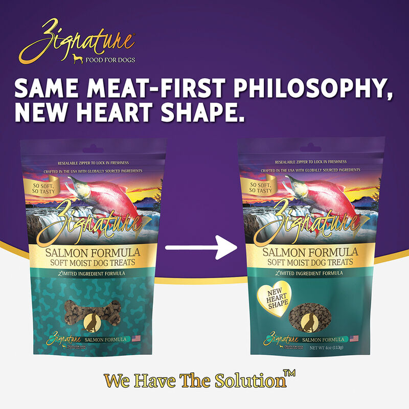 Zignature, Soft Moist Treats - Limited Ingredient - Grain Free - Salmon 113 g image number null