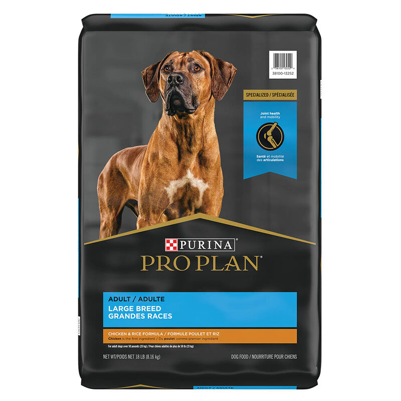Pro Plan, Specialized Adult Large Breed Formula - Chicken & Rice - 8.16 kg - Dry Dog Food image number null