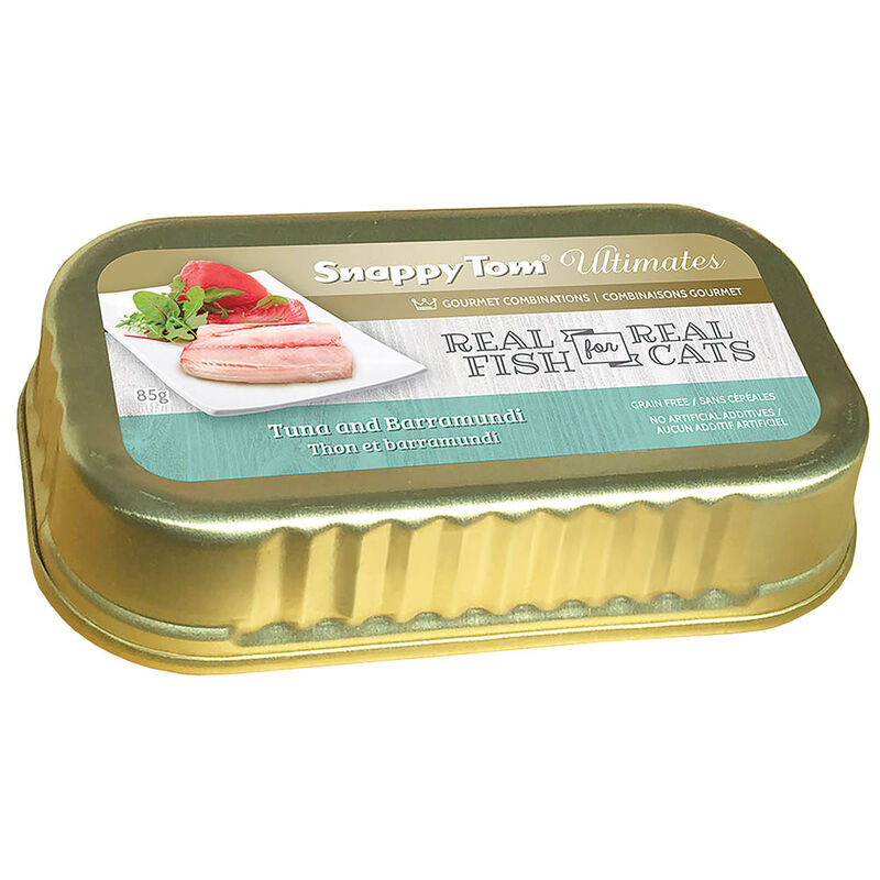 Snappy Tom, Ultimates - Tuna w/ Barramundi in Broth - 85g image number null