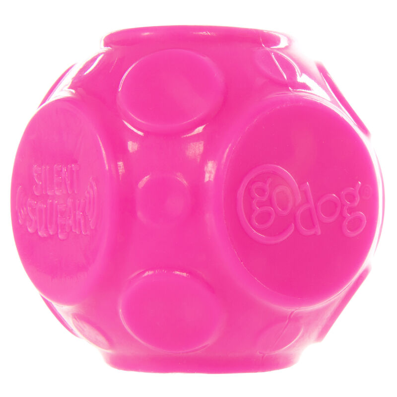 goDog Silent Squeaker Balls - Dog Toy image number null