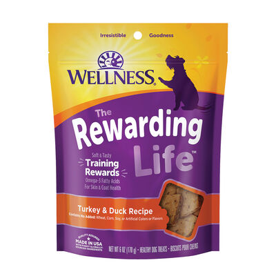 Wellness, Wellbites, Turkey & Duck Soft Dog Treats - 6 oz - Dog Treat