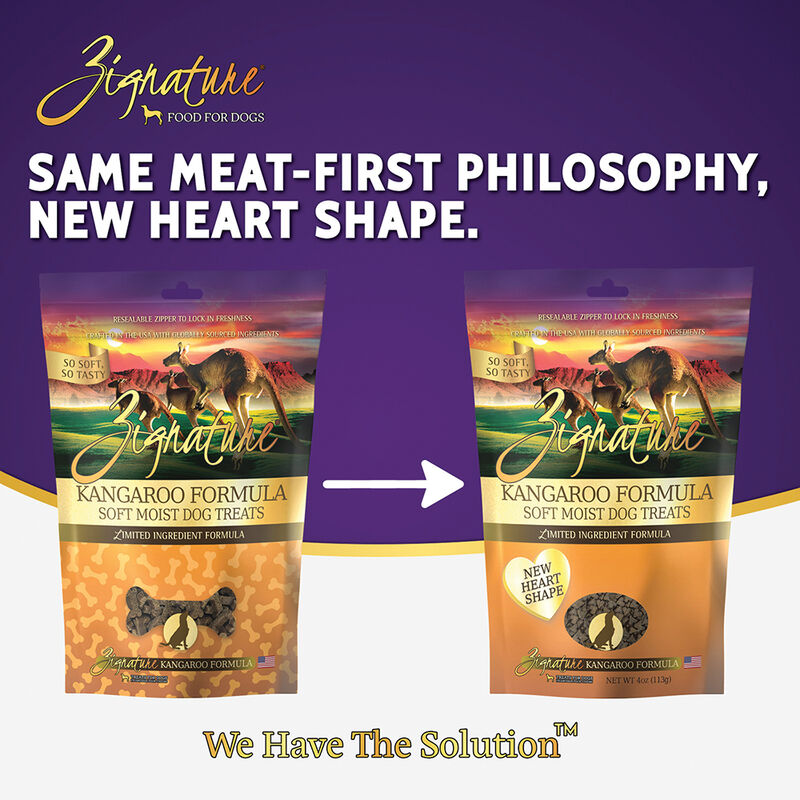 Zignature, Soft Moist Treats - Limited Ingredient - Grain Free - Kangaroo - 113 g image number null