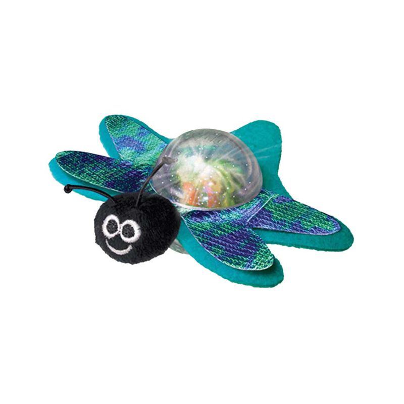 KONG, Active Bat-a-Bout Flicker Firefly - Interactive Cat Toy image number null