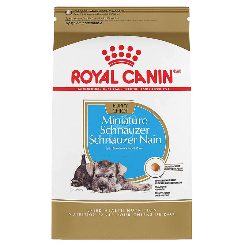 Royal Canin, Breed Health Nutrition Miniature Schnauzer Puppy 2.5LBS - Dry Dog Food image number null