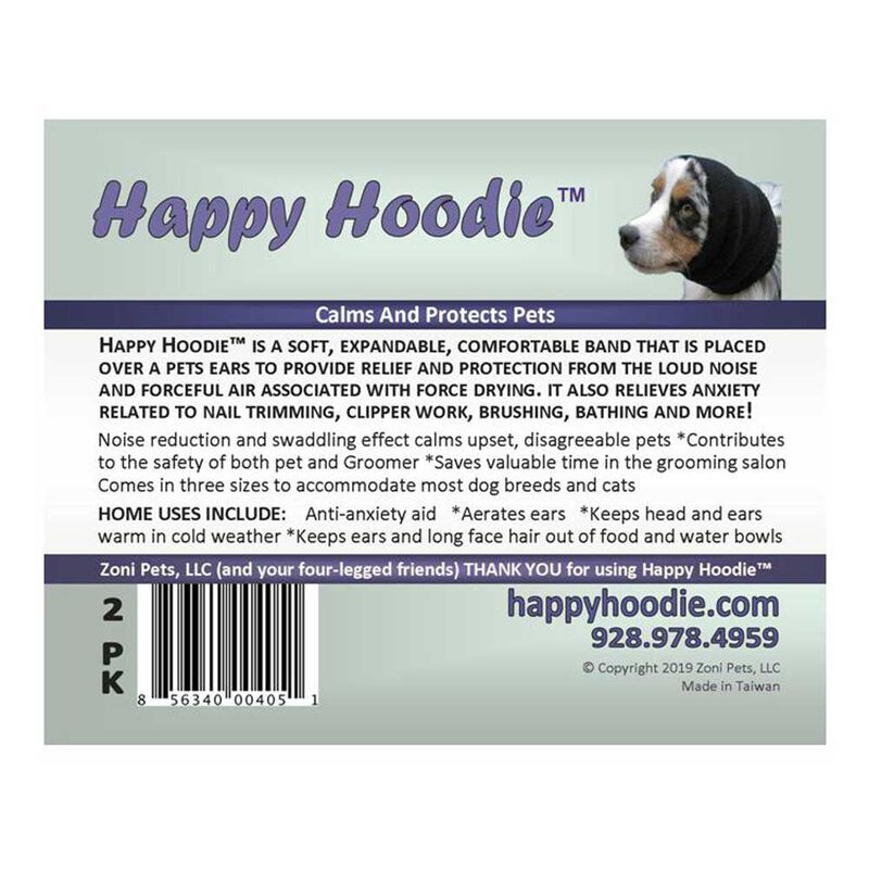 Happy Hoodie, Ear Protector - Black - 2 pk - Small & Large image number null
