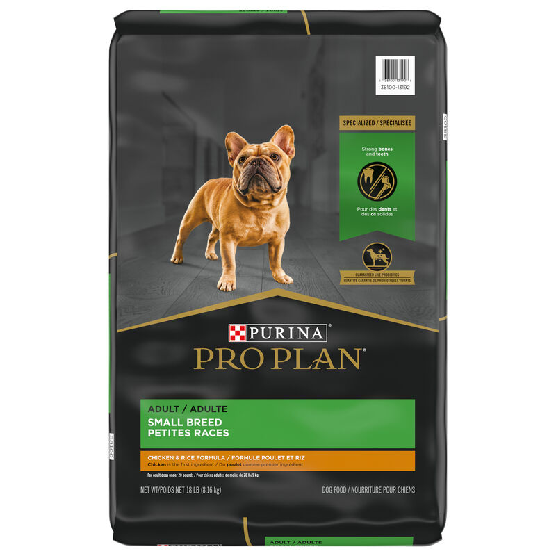 Purina Pro Plan Specialized Small Breed Adult, Chicken & Rice Dry Dog Food 8.16kg image number null