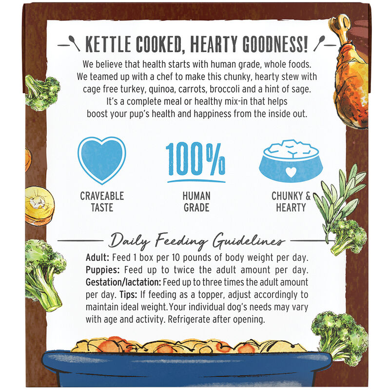 The Honest Kitchen, One Pot Stew, Turkey with Quinoa - Wet Dog Food image number null