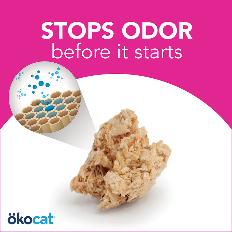 Okocat, Soft Step Natural Wood Clumping Litter - 3.8 kg image number null
