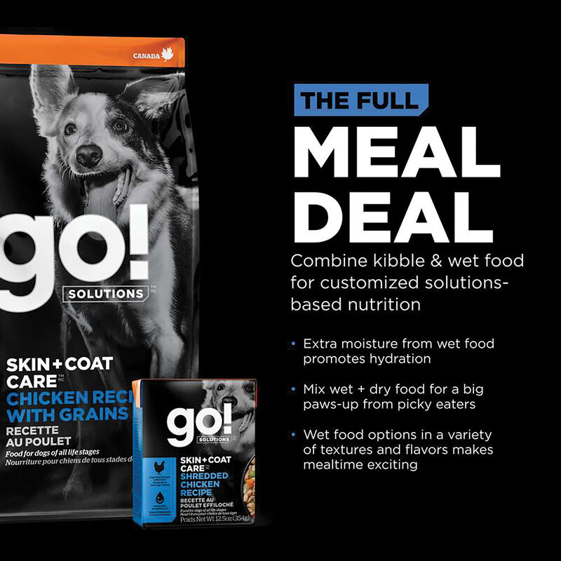 GO! SOLUTIONS SKIN + COAT CARE Chicken Recipe for dogs image number null