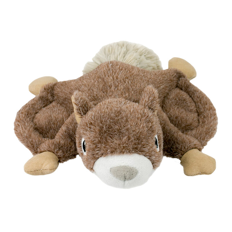 Tall Tails, Plush Flying Squirrel Frisbee Toy - 12" - Toss Dog Toy image number null