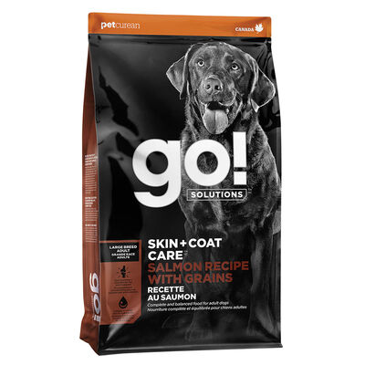 GO! SOLUTIONS, Adult LB - Skin & Coat w/ Grains - Salmon - Dry Dog Food