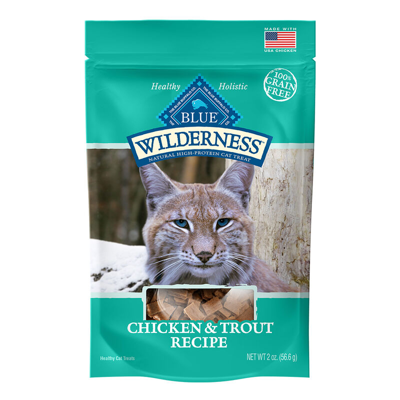Blue Buffalo, Feline - Wilderness-Chicken & Trout - 56 g - Cat Treat image number null