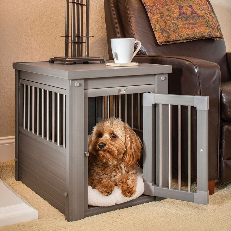New Age Pet, InnPlace Dog Crate - Gray image number null