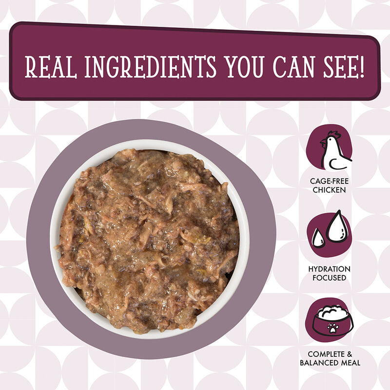 Weruva, Can Feline  - The Double Dip-Chkn&Beef - 170g - Minced - Wet Cat Food image number null