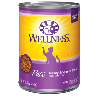 Wellness, Canned Cat Food, Complete Health, Turkey & Salmon - Wet Cat Food