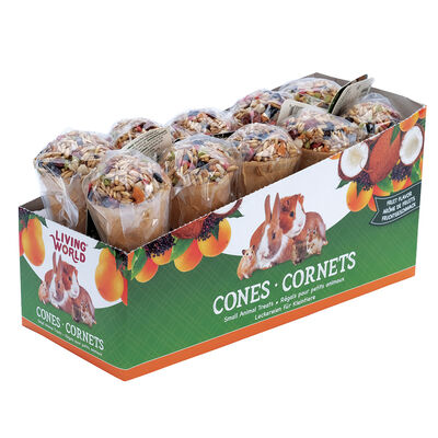 Living World, Small Animal Cone - Fruit - 45 g