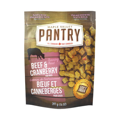 Maple Valley Pantry, Soft & Chewy Treat - Beef & Cranberry - Dog Treat