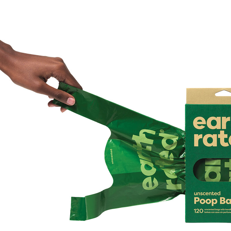 Earth Rated, PoopBags Unscented with Handles- 120 Ct image number null
