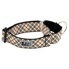 RC Pets, Training Collar - All Webbing - Tan Tartan - Dog Collar image number null