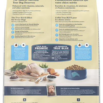 Blue Buffalo, Senior - Life Protection - Chicken & Brown Rice - Dry Dog Food