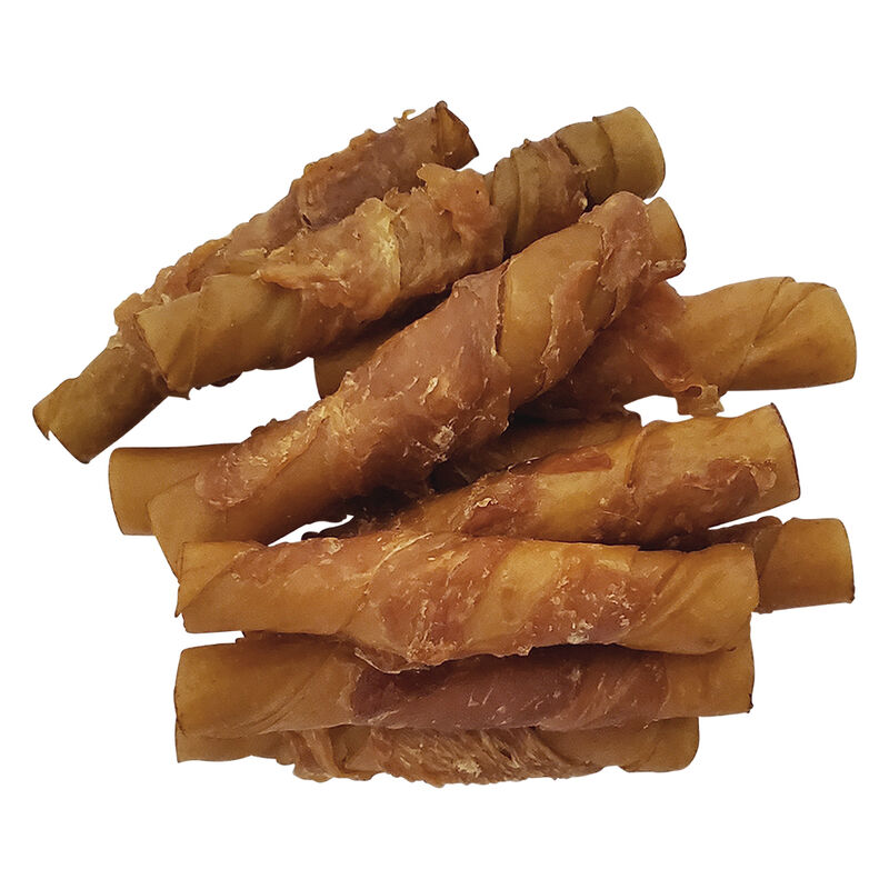 Rollover, Chicken Wrapped Porkhide Twists - 10pk image number null