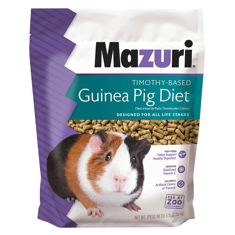 Mazuri, Timothy Based Guinea Pig Diet - 5 lb image number null