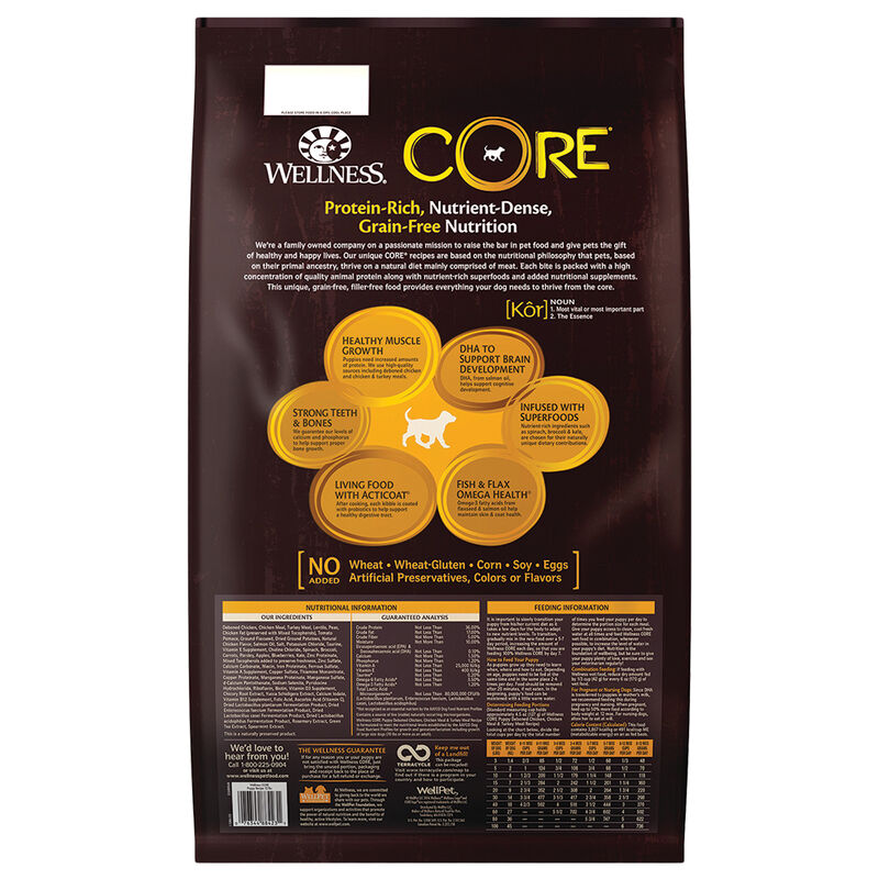 Wellness, Core, Grain Free Puppy - Dry Dog Food image number null