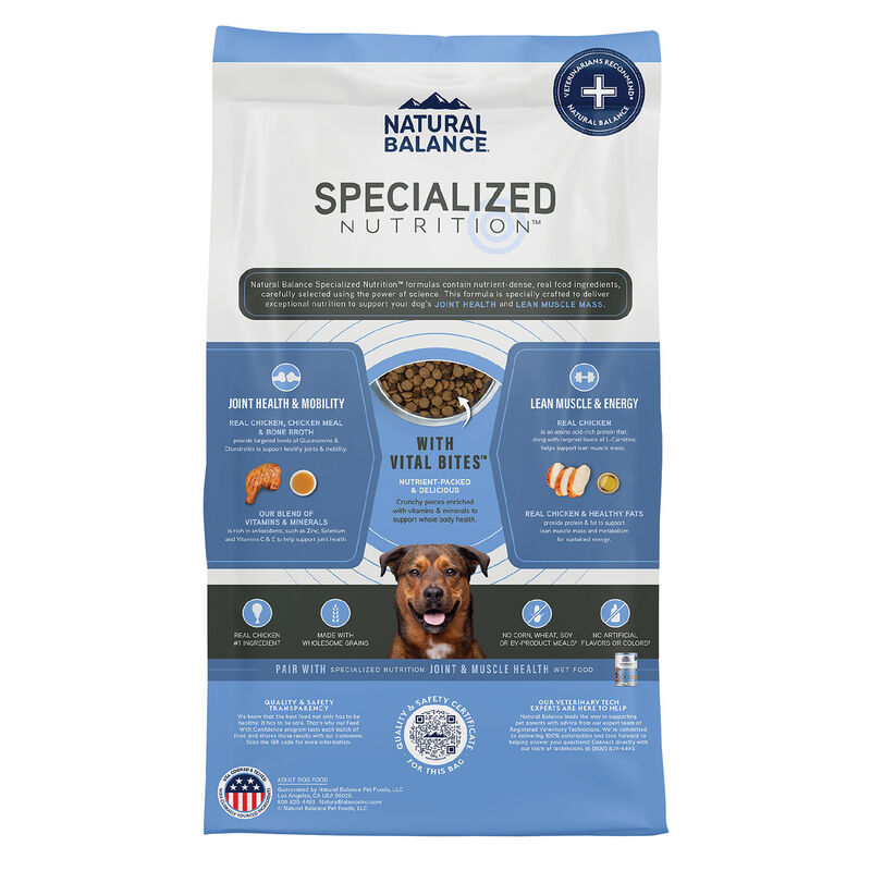 Natural Balance, Specialized Nutrition - Joint & Muscle Health Chicken & Oatmeal Formula - Dry Dog F image number null