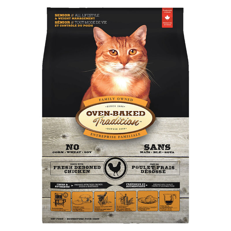 Oven Baked, Senior Chicken Recipe - Dry Cat Food image number null