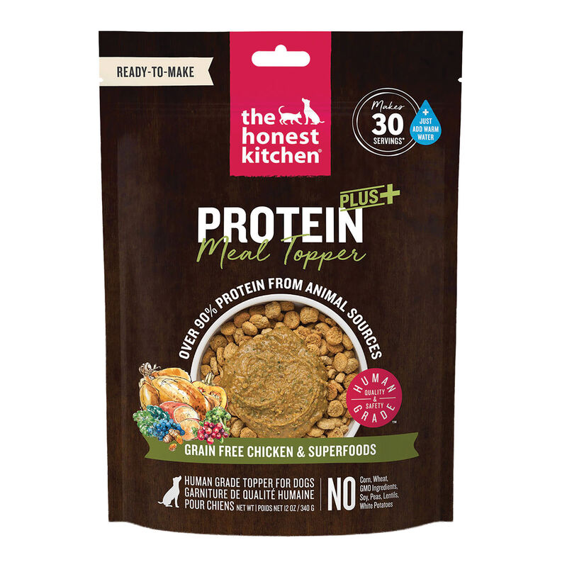 The Honest Kitchen, Adult Protein+ Chicken & Superfoods Topper &ndash; 340 g &ndash; Dog Food image number null