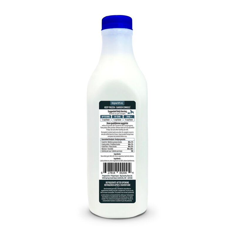 Raw Fermented Goats Milk - 975 ml image number null