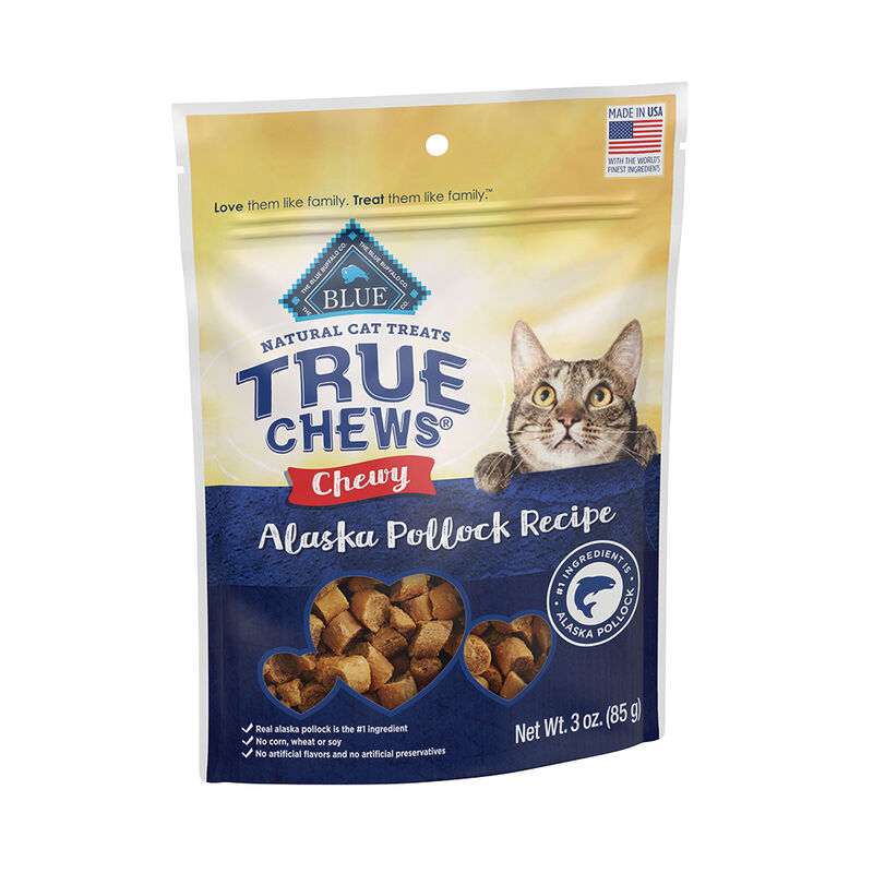 Blue Buffalo, Feline Treats - True Chews - Chewy Alaskan Pollock - 85 g - Cat Treat image number null
