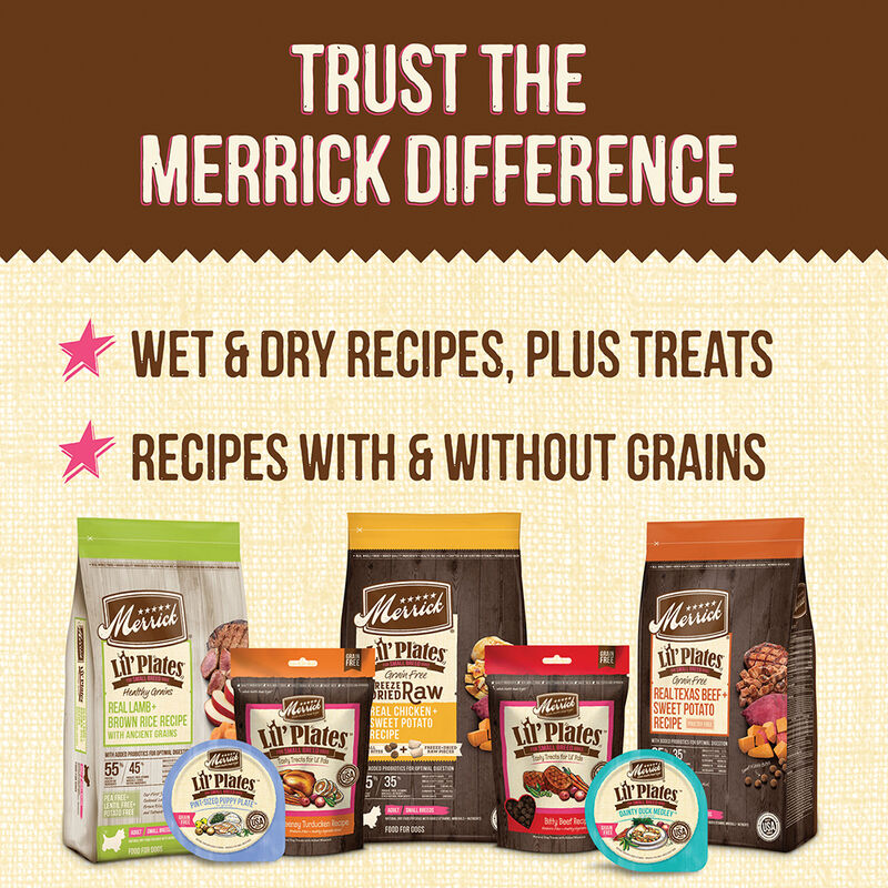 Merrick, Lil'Plates GF Puppy Real Chicken + Sweet Potato - Dry Dog Food image number null