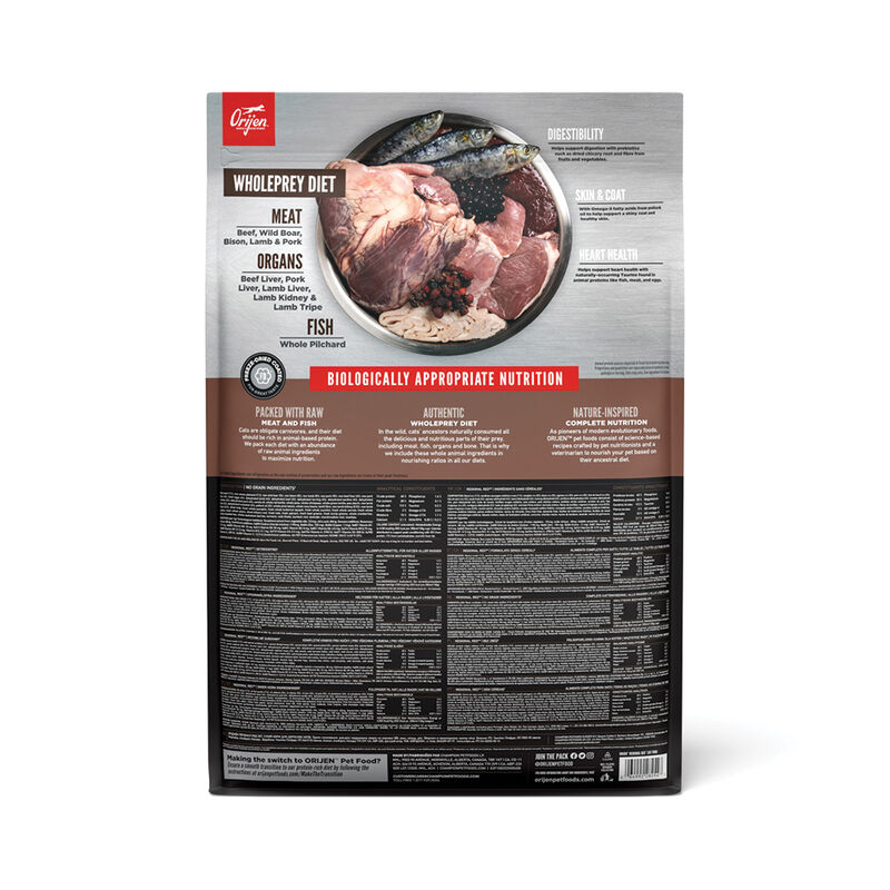 Orijen, Feline Adult Reg. Red - Dry Cat Food image number null