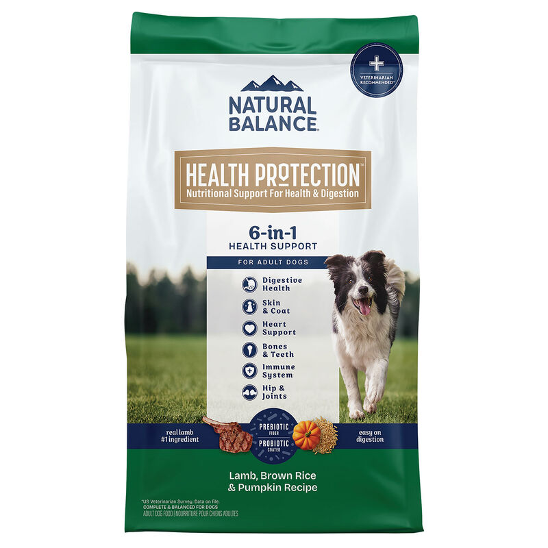 Natural Balance, Health Protection - Real Lamb, Brown Rice & Pumpkin Recipe - Dry Dog Food image number null
