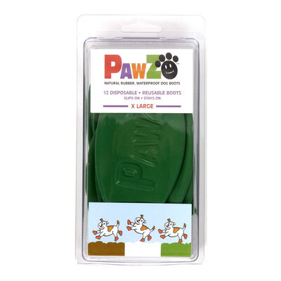 Pawz, Dog Boots - Green - X-Large