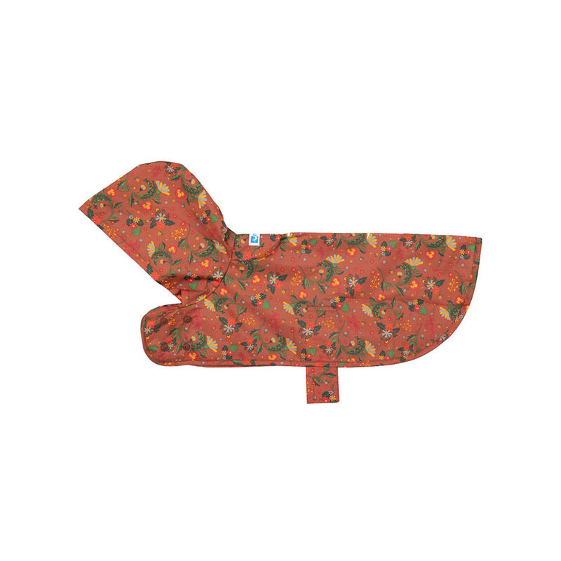 RC Pets, Packable Rain Poncho - Clay Floral - Dog Coat image number null