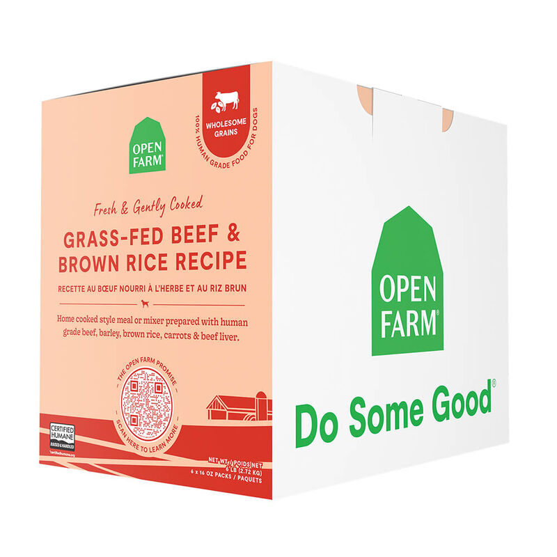 Open Farm, Adult - Gently Cooked - Beef & Brown Rice - Gently Cooked Dog Food image number null