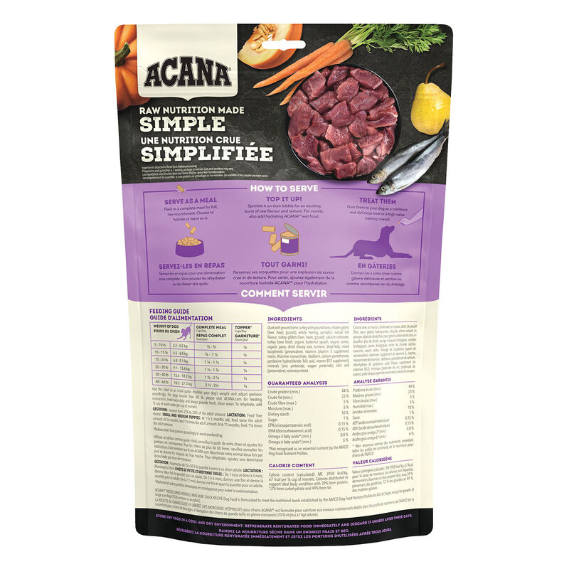 Acana, Adult - FD Morsels - Duck - 227 g - Freeze Dried Dog Food image number null