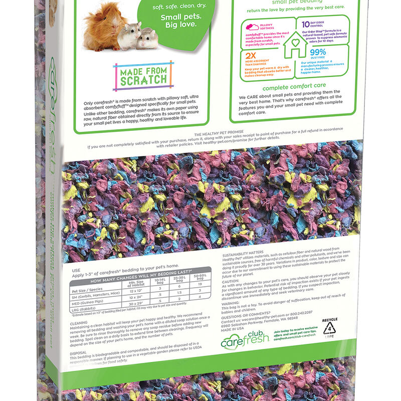 CareFRESH, Premium Soft Bedding - Confetti image number null