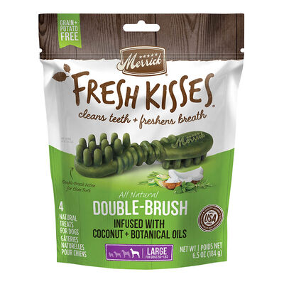 Merrick, Fresh Kisses Brush - Coconut - Dog Treat