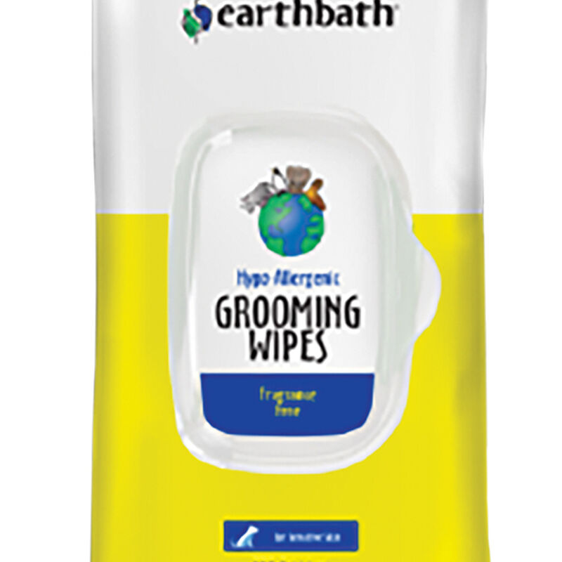 Earthbath, SoftPack Grooming Wipes - Hypo Allergenic, Fragrance Free - 100 ct image number null