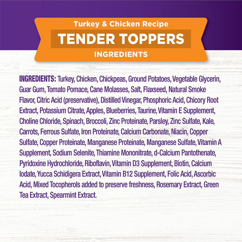 Wellness, Bowl Boosters - Tender Toppers Turkey & Chicken Recipe - 227 g - Freeze Dried Dog Food image number null