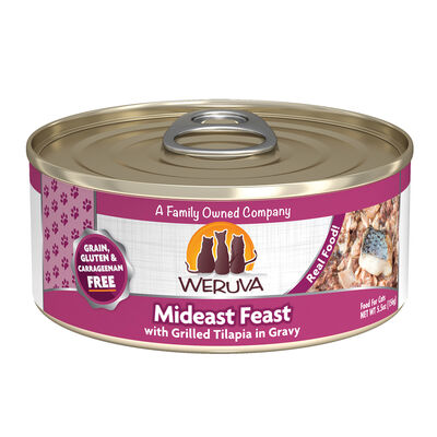 Weruva, Can Feline - Mideast Feast - 156 g - Shreds - Wet Cat Food