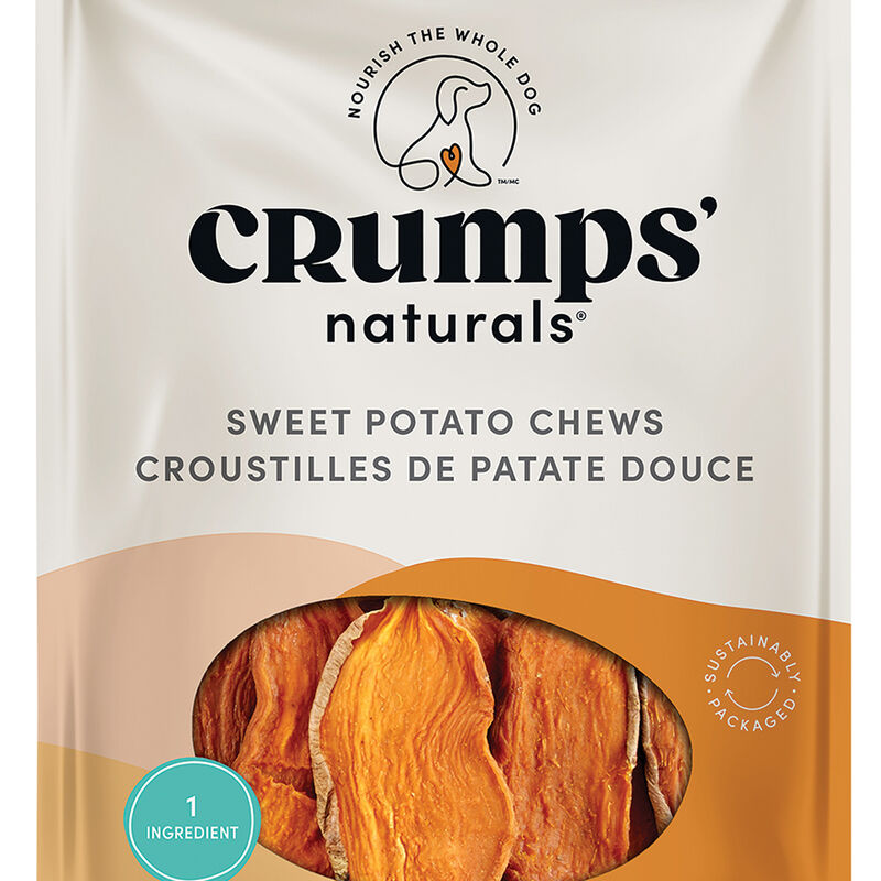 Crumps' Naturals, Sweet Potato Chews - Dog Treat image number null
