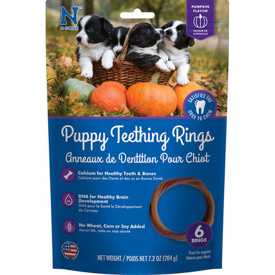 Get Naked, Puppy Teething Rings - Pumpkin