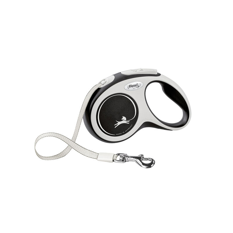 Flexi, Comfort Tape Leash - Grey - 5 m image number null